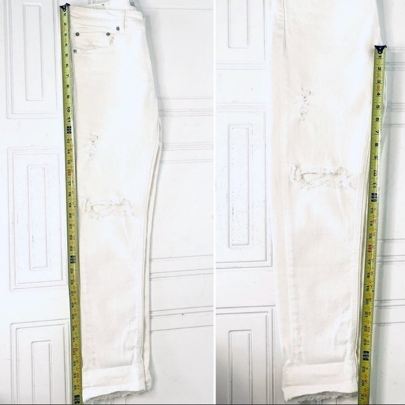 ZARA woman premium denim collection ripped distressed jeans women  4 - Picture 13 of 15